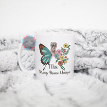 Load image into Gallery viewer, Personalised motivation mug, Butterfly cup gift for sister, best firend, mother