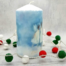 Load image into Gallery viewer, Decorative Christmas Angels candle, Christmas wish candle gift, decor