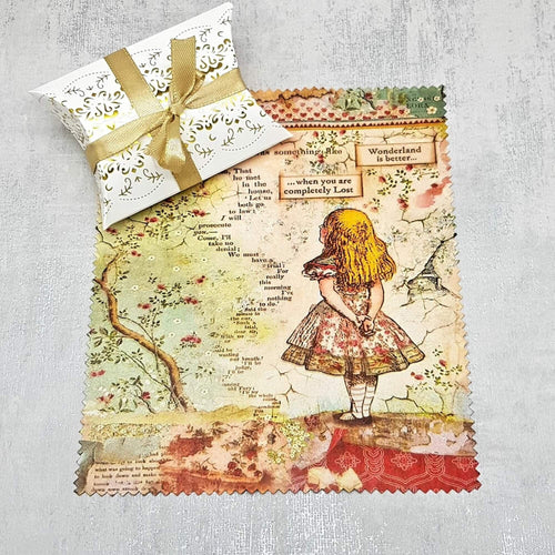Alice in Wonderland soft cloth for eyeglasses, lens, spectacles, screens, small gift