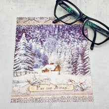 Load image into Gallery viewer, Winter House soft cloth for eyeglasses, lens, spectacles, screens, small gift