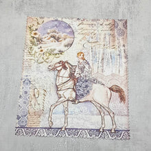 Load image into Gallery viewer, Princess on a horse soft cloth for eyeglasses, lens, spectacles, screens, Christmas stocking filler, small gift