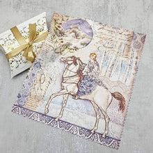 Load image into Gallery viewer, Princess on a horse soft cloth for eyeglasses, lens, spectacles, screens, Christmas stocking filler, small gift