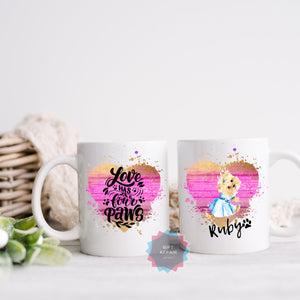 Personalised Yorkie mug, Yorkshire Terrier lovers gift, Hot drinks mug gift, Birthday gift