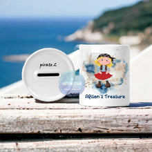 Load image into Gallery viewer, Personalised Pirate Money Box