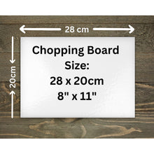Load image into Gallery viewer, Funny Retro Pin-up Glass Chopping Board | Valentine Kitchen Decor | Vintage Cooking Gift | Housewarming Gift | Home Placemats - 2 Patterns