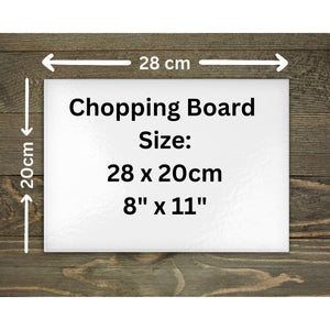 Chopping Board, Japanese koi glass tableware decor, housewarming festive gift, worktop saver, 3 patterns
