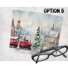 Load image into Gallery viewer, Lens glasses cleaning cloth, Christmas scene screen cleaning fabric, letterbox gift, Christmas gift