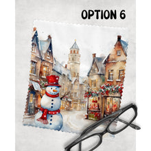 Load image into Gallery viewer, Lens glasses cleaning cloth, Snowman screen cleaning fabric, letterbox gift, Christmas gift